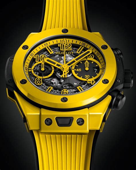 hublot yellow face|hublot shops near me.